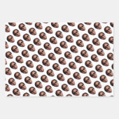 Fun Personalized Face Photo Geschenkpapier Set (Vorderseite 2)