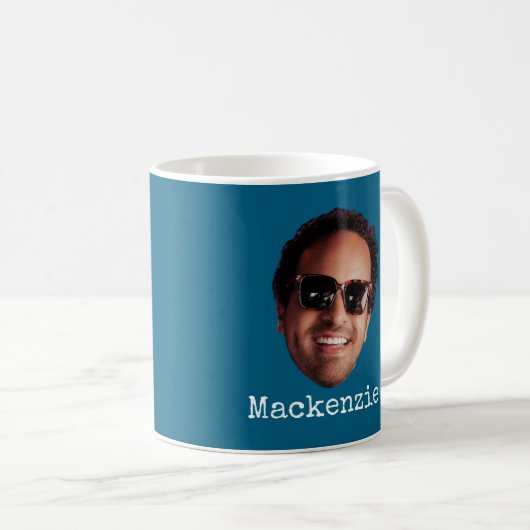 Fun Personalized Face Photo Kaffeetasse (VorderseiteRechts)