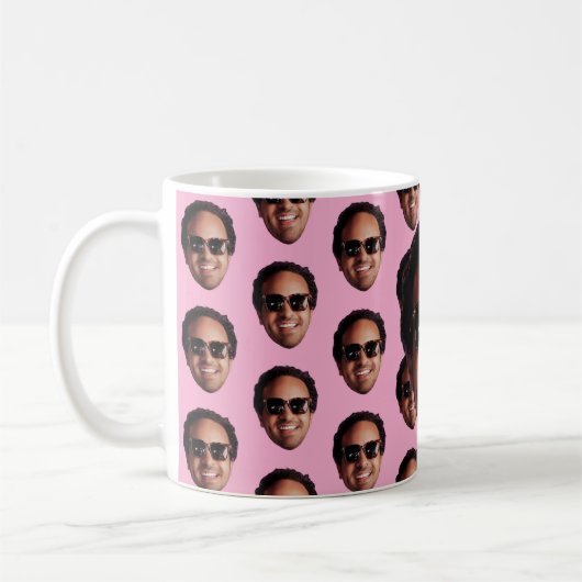 Fun Personalized Face Photo Kaffeetasse (Links)