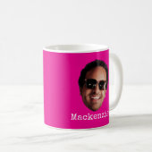 Fun Personalized Face Photo Kaffeetasse (VorderseiteRechts)
