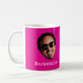 Fun Personalized Face Photo Kaffeetasse (Links)