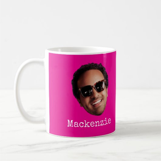 Fun Personalized Face Photo Kaffeetasse (Links)