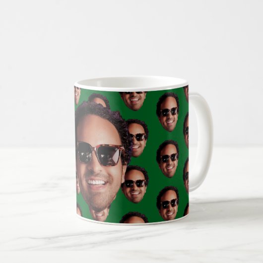 Fun Personalized Face Photo Kaffeetasse (VorderseiteRechts)