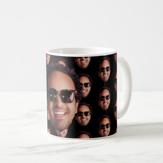 Fun Personalized Face Photo Kaffeetasse (VorderseiteRechts)