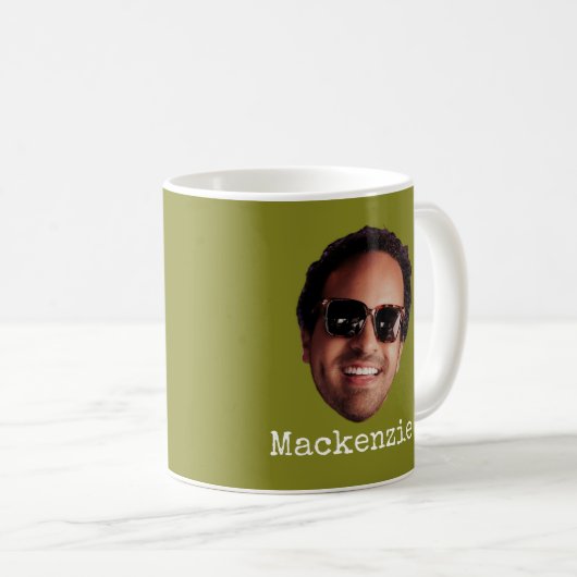 Fun Personalized Face Photo Kaffeetasse (VorderseiteRechts)