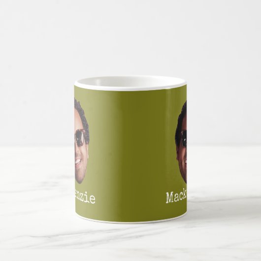 Fun Personalized Face Photo Kaffeetasse (Mittel)