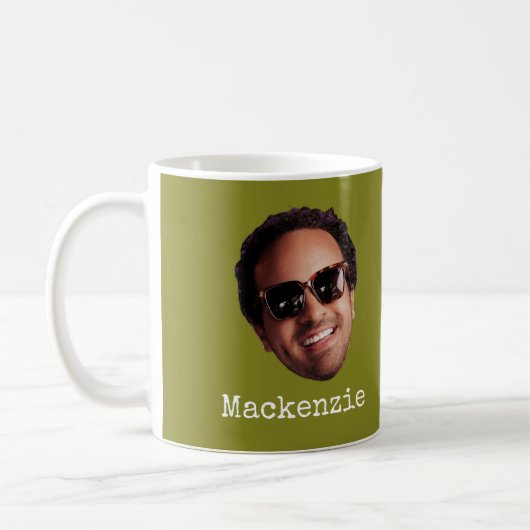 Fun Personalized Face Photo Kaffeetasse (Links)