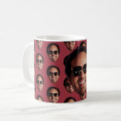 Fun Personalized Face Photo Kaffeetasse (Vorderseite Links)