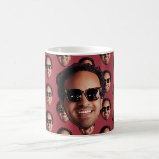 Fun Personalized Face Photo Kaffeetasse
