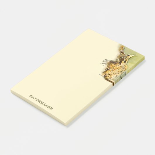 Fun Pet Sitter Kitty Personalisierte Wasserfarbe Post-it Klebezettel (angewinkelt)