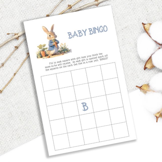 Fun Peter Rabbit Baby Shower Bingo Spiel (Von Creator hochgeladen)