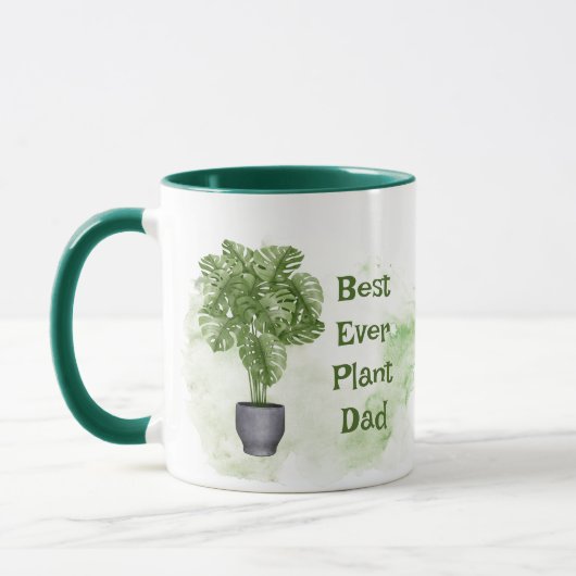Fun Pflanze Beste Pflanze Vater Monstera Tasse (Links)