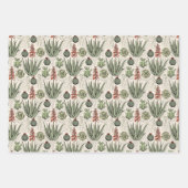 Fun Pflanze Lover Aloe Vera Pflanze Succulents Cac Geschenkpapier Set (Vorderseite 2)