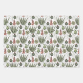 Fun Pflanze Lover Aloe Vera Pflanze Succulents Cac Geschenkpapier Set (Vorderseite)