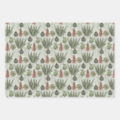 Fun Pflanze Lover Aloe Vera Pflanze Succulents Cac Geschenkpapier Set (Vorderseite 2)