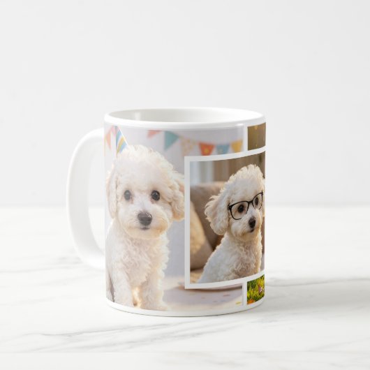 Fun Photo Collage of Memories Kaffeetasse (Vorderseite Links)