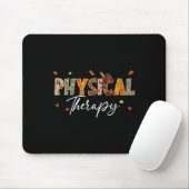 Fun Physical Therapy Pumpkin Autumn Tree Fall Leav Mousepad (Mit Mouse)
