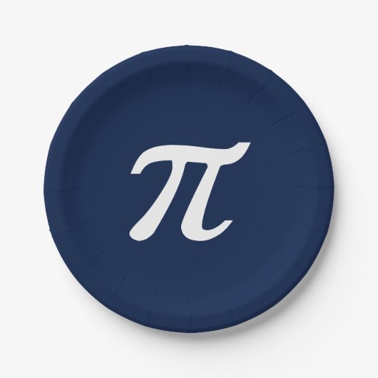 Fun Pi Nerdy Geeky Funny Party Pie Paper Teller (Vorderseite)