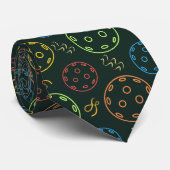 Fun Pickleball Fan Neck Tie Krawatte (Gerollt)