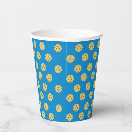 Fun Pickleball Pattern Pickleball Party Pappbecher (Rechts)