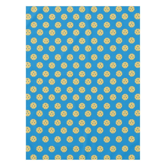 Fun Pickleball Pattern Sports Tischdecke (Vorderseite)