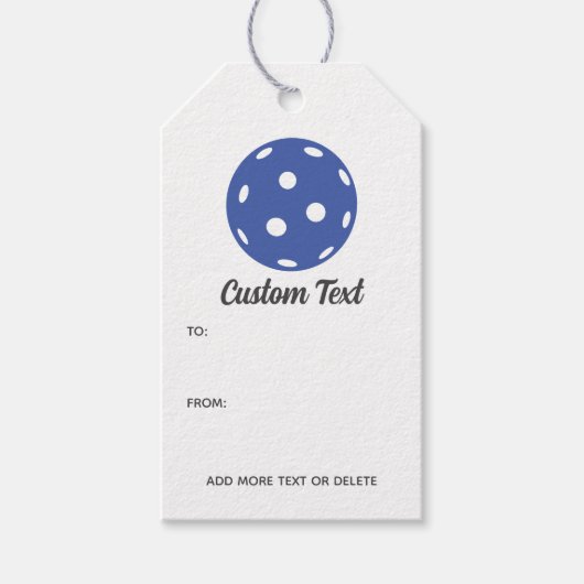 Fun Pickleball Personalisierte benutzerdefinierte  Geschenkanhänger (Vorderseite)