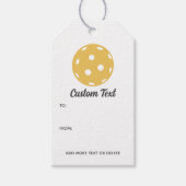Fun Pickleball Personalisierte benutzerdefinierte Geschenkanhänger (Vorderseite)