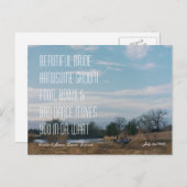 Fun Picture Save the Date Postcard Ankündigungspostkarte (Vorne/Hinten)