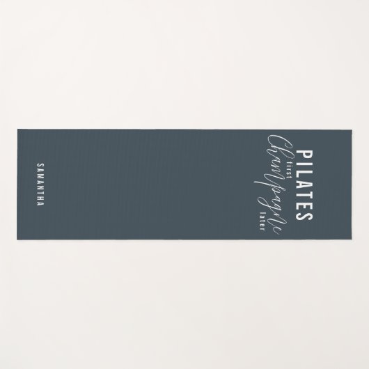 Fun Pilates First Champagne Später Grau Workout Yogamatte (Vorderseite (Horizontal))