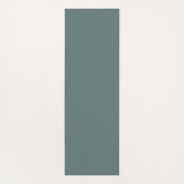 Fun Pilates First Champagne Später grünes Workout Yogamatte (Rückseite)