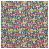 Fun Pilz nahtlose Muster Gewebe Stoff (Muster)