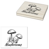 Fun Pilze, Original Tinte Zeichnend mit Script Gummistempel (Stempel)