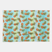 Fun Pineapass Fruit Pattern Wasserfarben Kunst Str Geschirrtuch (Horizontal)