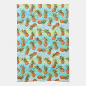Fun Pineapass Fruit Pattern Wasserfarben Kunst Str Geschirrtuch (Vertikal)