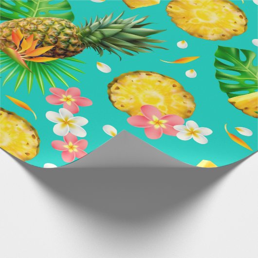 Fun Pineaple Geschenkpapier (Ecke)
