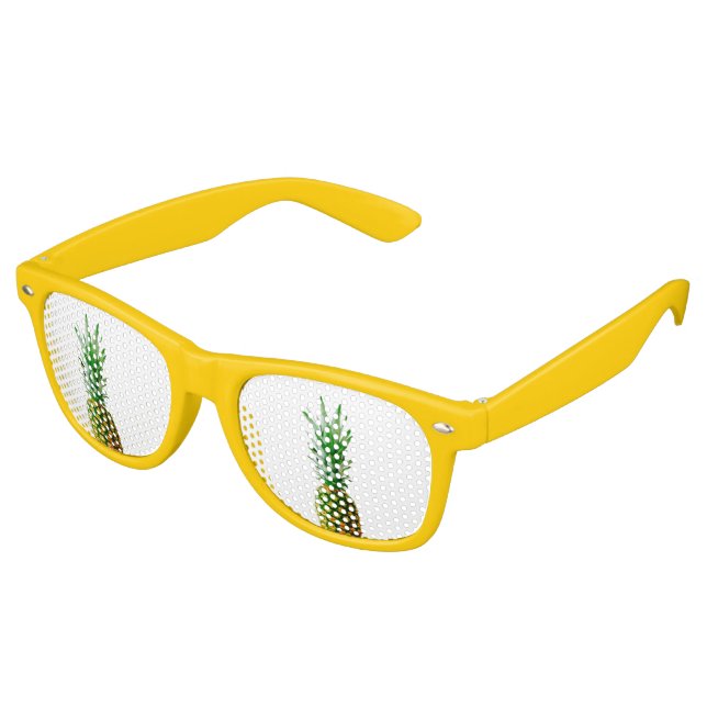 Fun Pineaple Piña 4Helen Partybrille (Schrägansicht)