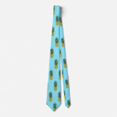 Fun Pineapple Christmas Trees Neck Ties Krawatte (Vorderseite)