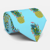Fun Pineapple Christmas Trees Neck Ties Krawatte (Gerollt)