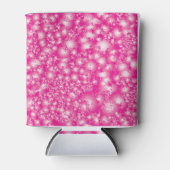 Fun PINK Abstrakt Ink Super Splash Muster Dosenkühler (Vorderseite)