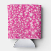 Fun PINK Abstrakt Ink Super Splash Muster Dosenkühler (Rückseite)