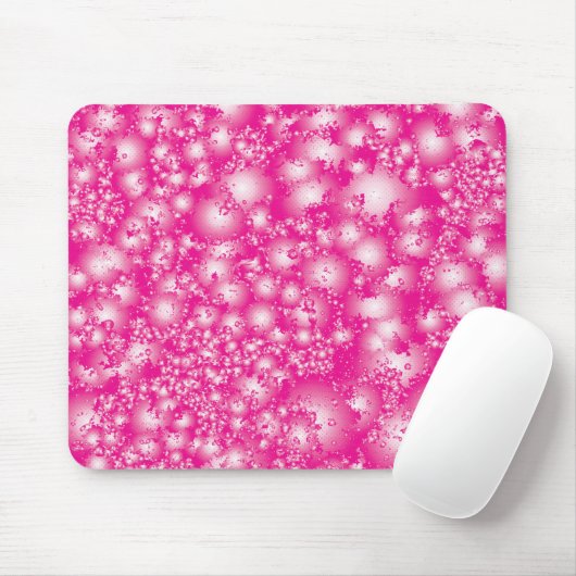 Fun PINK Abstrakt Ink Super Splash Muster Mousepad (Mit Mouse)