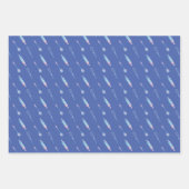 Fun Pink Blue Baking Utensitäten & Marmor Glaze Ca Geschenkpapier Set (Vorderseite 2)