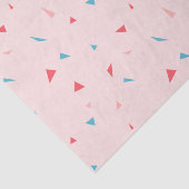 Fun Pink Blue Pattern farbenfroh zornig einzigarti Seidenpapier (Ausschnitt)