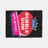 Fun Pink Bubble Gum Halloween Kostüm Fleecedecke (Vorderseite (Horizontal))