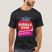 Fun Pink Bubble Gum Halloween Kostüm T-Shirt (Vorderseite)