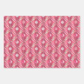 Fun Pink Candy Lane Collection Geschenkpapier Set (Vorderseite)