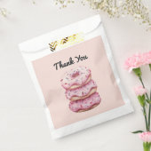 Fun Pink Donut Sprinkles Custom Vielen Dank Geschenktütchen (Versiegelt)