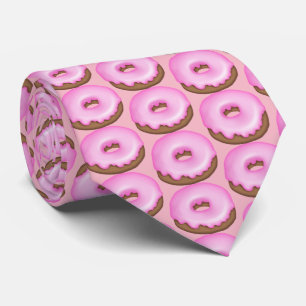 Fun pink eisgestopfte Backbäckerei Krawatte