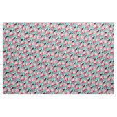 Fun pink Flamingo Aquarellbild Stoff (Yard (91,4 cm))