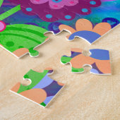 Fun Pink Hope Hört Blume Niedliche Inspiritivität Puzzle (Seite)